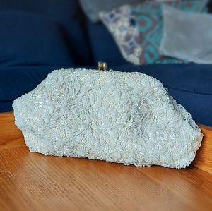 Vintage La Regale Beaded Evening Clutch Made In Hong Kong